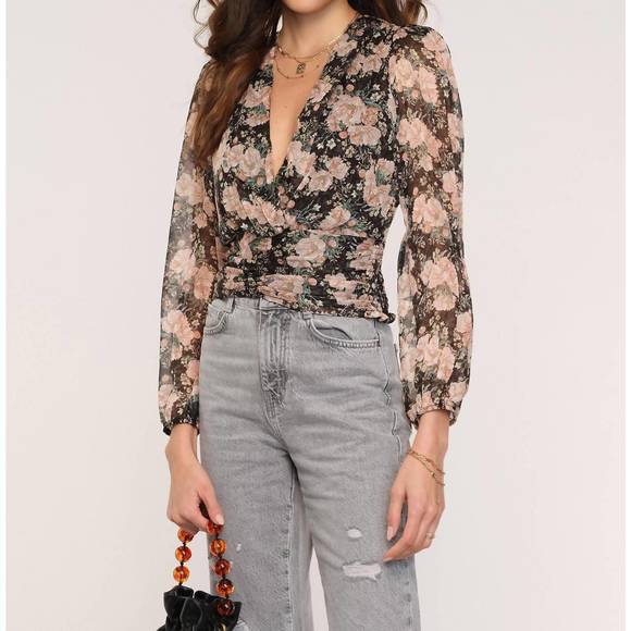 NEW HEARTLOOM wilson top in posies - Picture 1 of 2